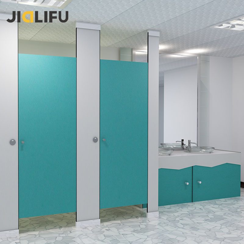 Why American bathroom stalls have such large gaps? 2 american bathroom stalls