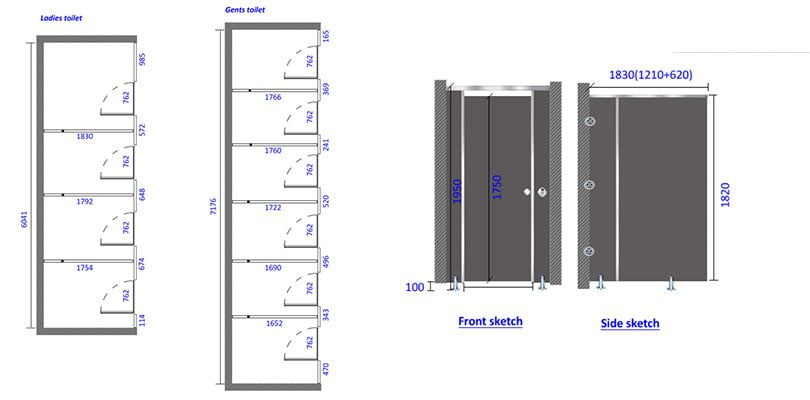 8 Features Of Stainless Steel Bathroom Partitions 3 stainless steel bathroom partitions
