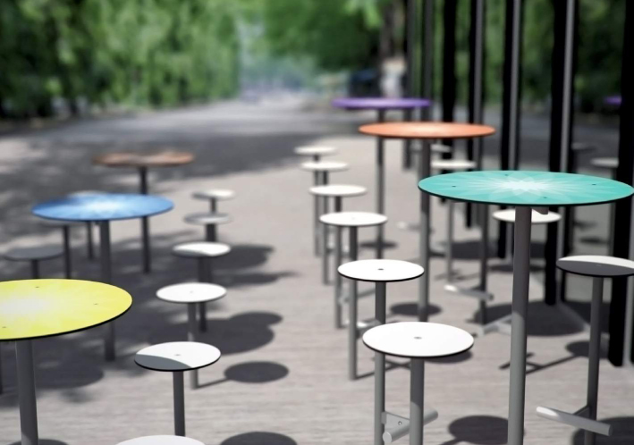 bảng HPL bên ngoài