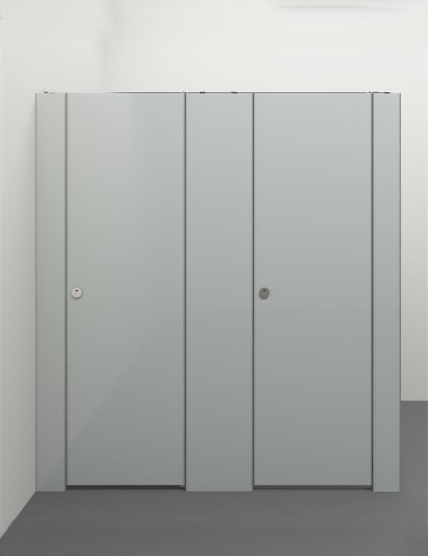 Glass Composite Toilet Cubicle