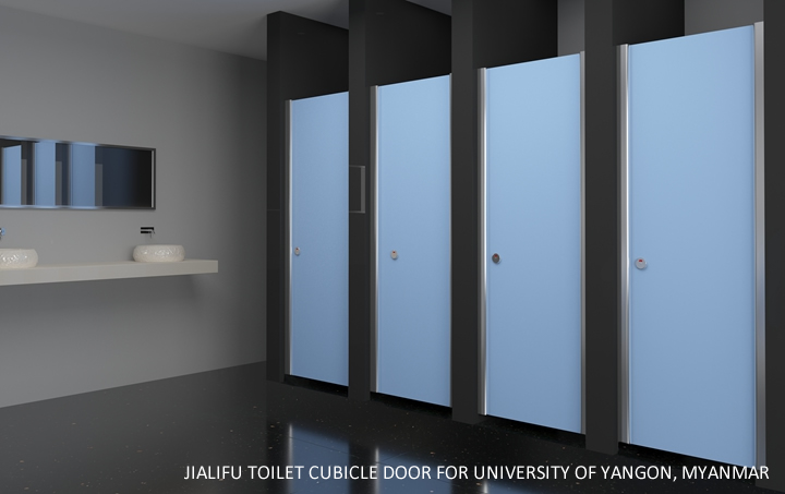 JIALIFU TOILET CUBICLE DOOR FOR UNIVERSITY OF YANGON, MYANMAR